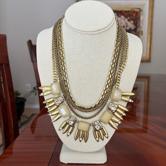 Silpada Good As Gold Crystal Necklace -  Convertible 3 Necklaces in 1 - Picture 2 of 9